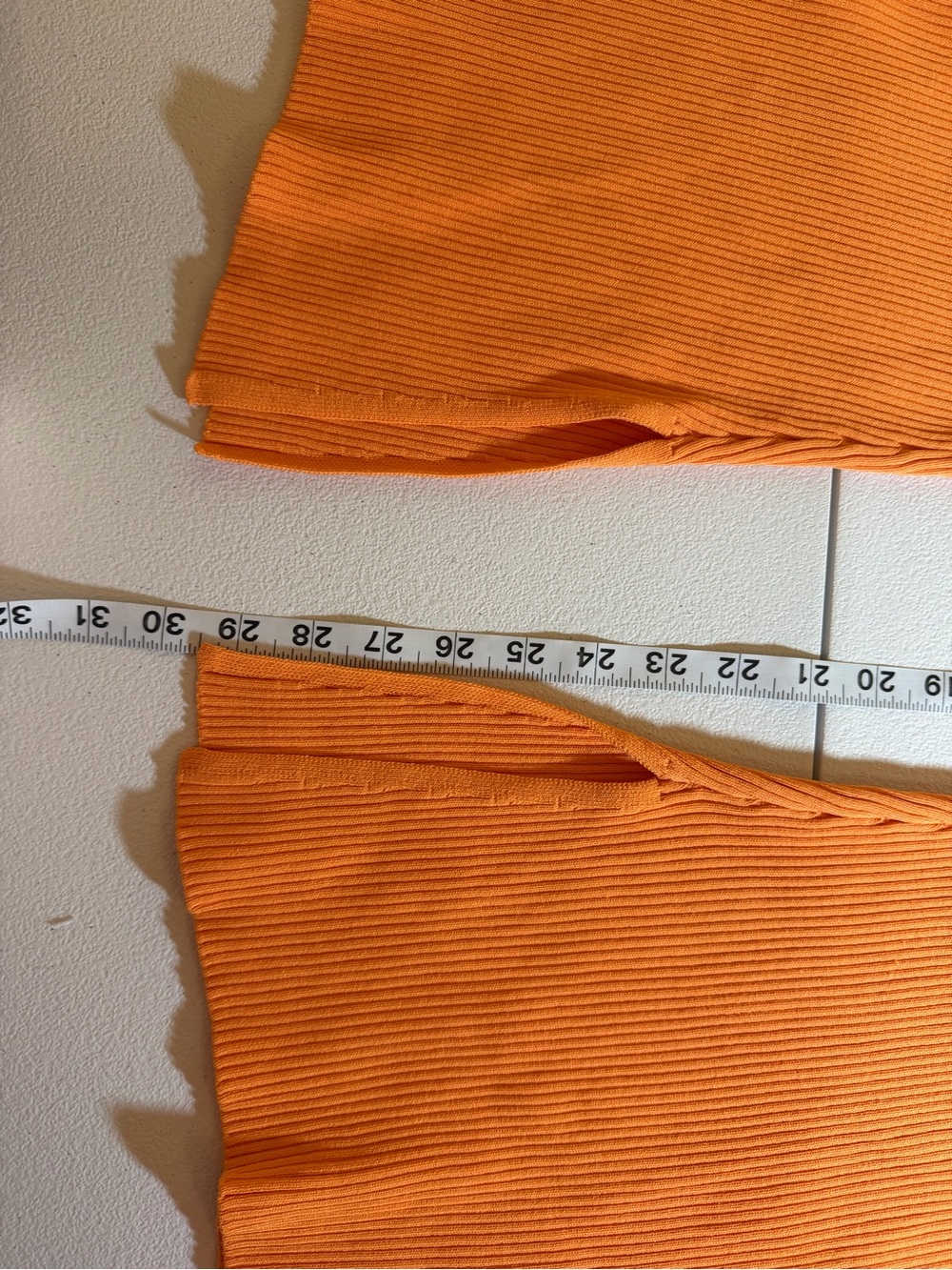 Royalty by Maluma Size Medium High-Rise Split-Slit Flare Pants in Orange - Picture 10 of 16